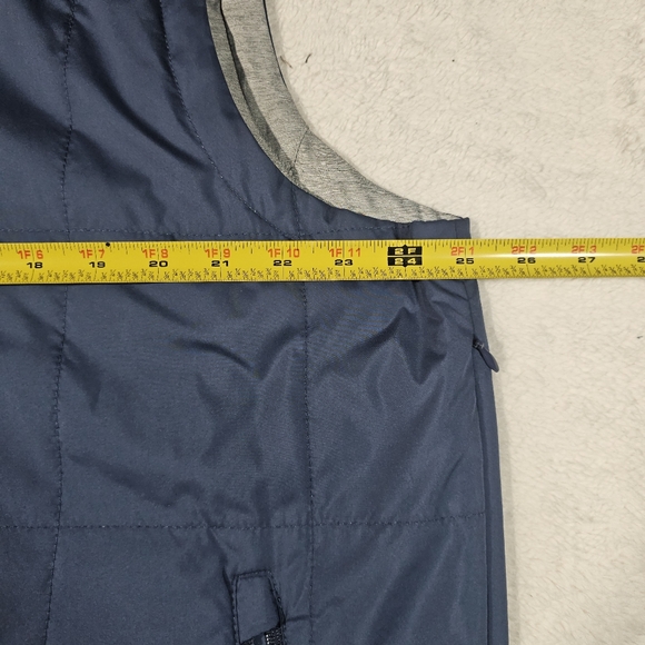 Zero Restriction Kiely Water Repellent Reversible Vest Blue / Gray Men's XL - Picture 11 of 12